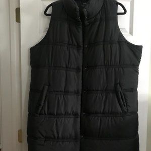 Black Puff vest from Zuda petite plus
